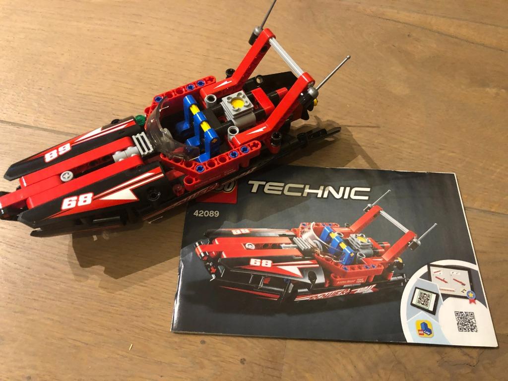 LEGO Technic Powerboat – 42089, Ophalen, Zo goed als nieuw, Complete set, Lego