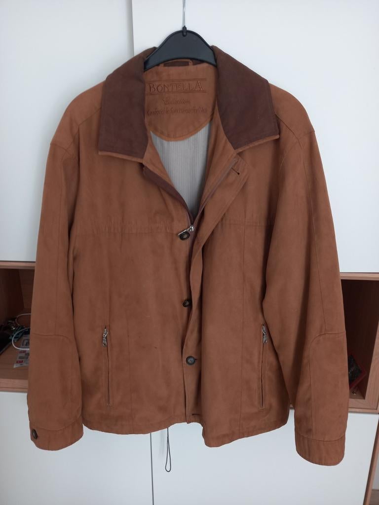 Bruine zomerjas heren maat 50, Kleding | Heren, Ophalen of Verzenden, Maat 48/50 (M)