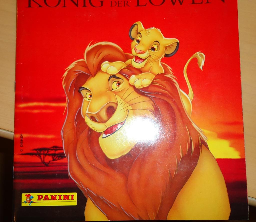 PANINI STICKER ALBUM DISNEY DE  LEEUWENKONING  Volledig, Ophalen of Verzenden, Zo goed als nieuw, Sticker