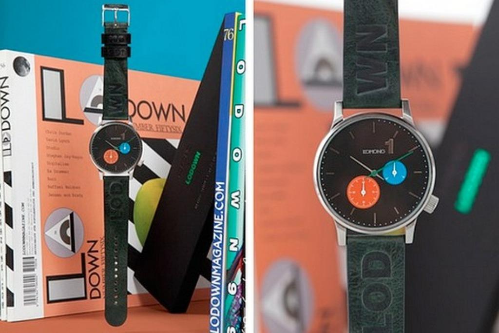 Horloge Komono x Lodown, Bijoux, Sacs & Beauté, Montres | Hommes, Autres marques, Enlèvement ou Envoi, Cuir, Acier