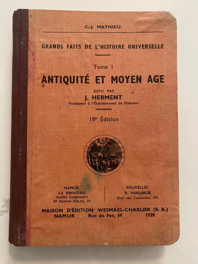 Livre ancien Antiquité et moyen Âge, Antiquités & Art