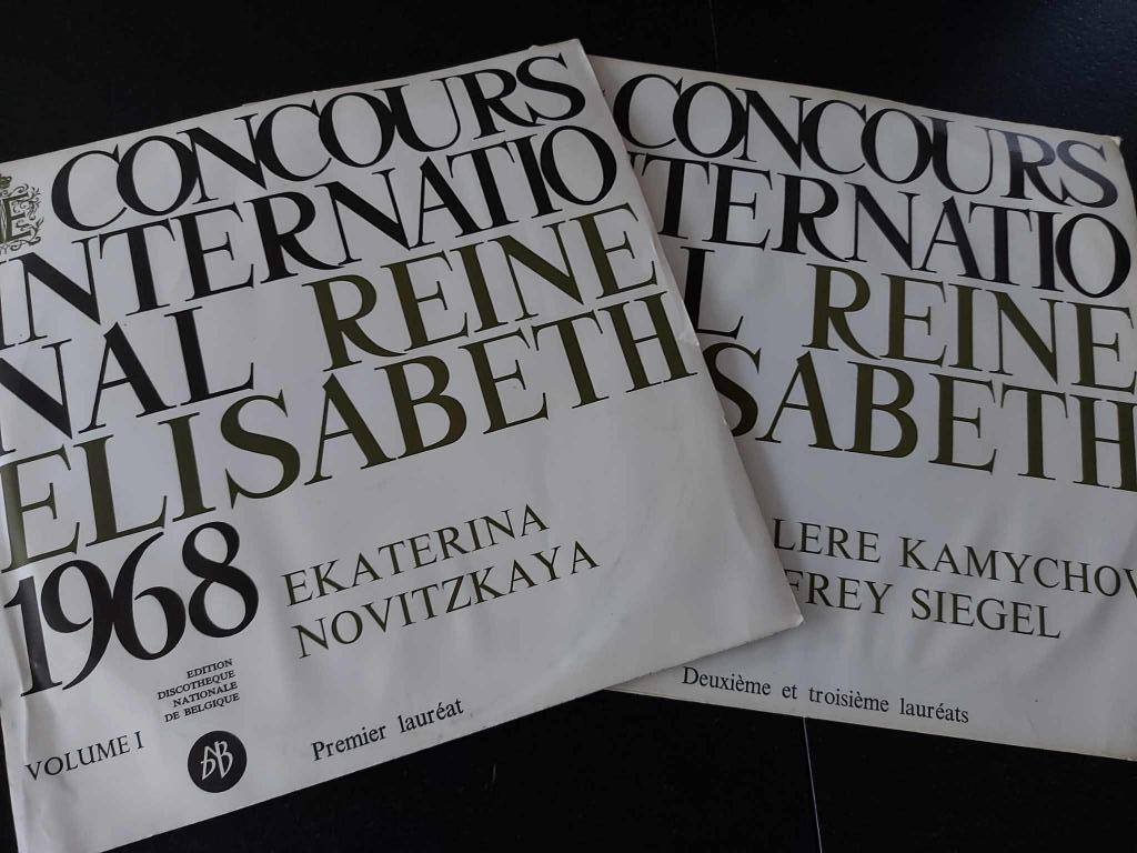 CONCOURS REINE ELISABETH 1968 VOL.1 & 2 - PIANO 2 x LP VINYL, Cd's en Dvd's, Ophalen of Verzenden, Kamermuziek, Gebruikt, 12 inch