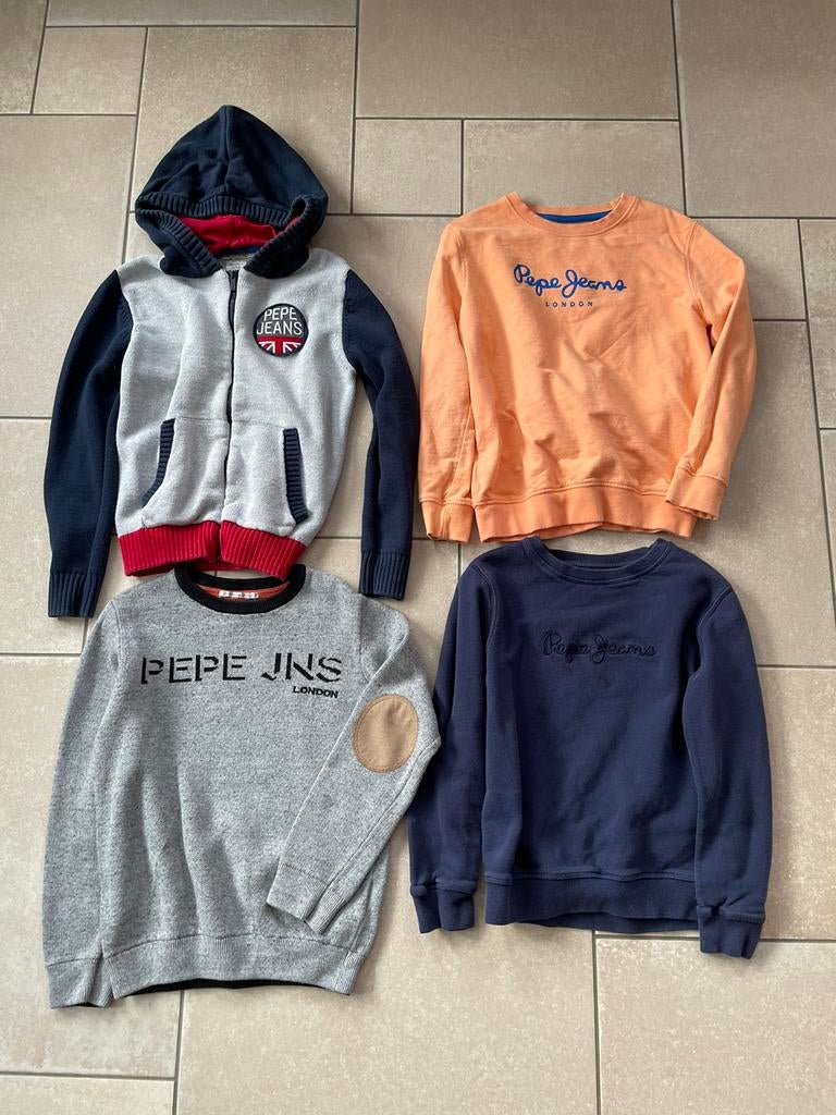 Lot de 4 pulls Pepe Jeans 10 ans, Utilisé, Garçon