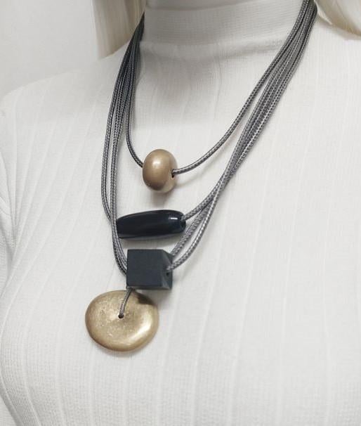 Collier Sarah Pacini neuf, Bijoux, Sacs & Beauté, Enlèvement ou Envoi, Neuf, Or, Réglable