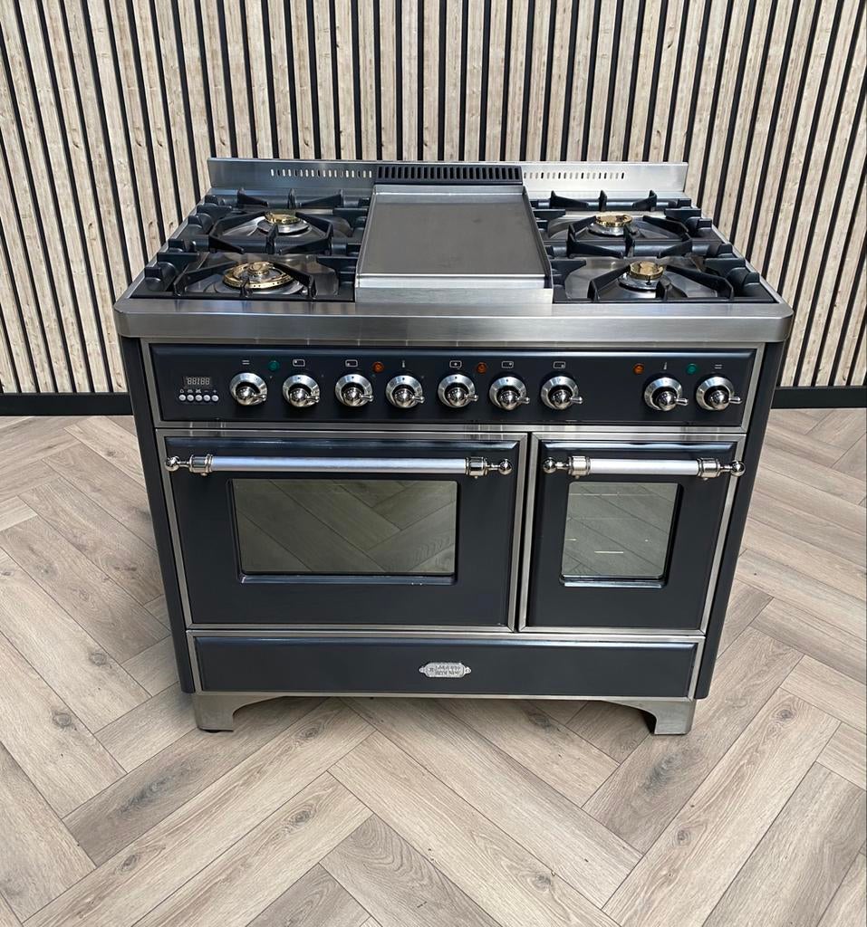 Magnifique Réchaud à Gaz Boretti Majestic 100cm + Frytop, Electroménager, Gaz, Plaque chauffante, Comme neuf, 5 zones de cuisson ou plus