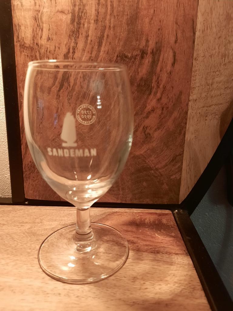 6 porto glazen Sandeman 1790-1990, Ophalen of Verzenden, Zo goed als nieuw, Overige typen