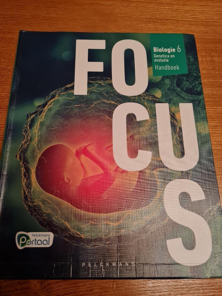 Focus biologie 6 genetica en evolutie handboek, Boeken, Ophalen, ASO, Biologie, Zo goed als nieuw