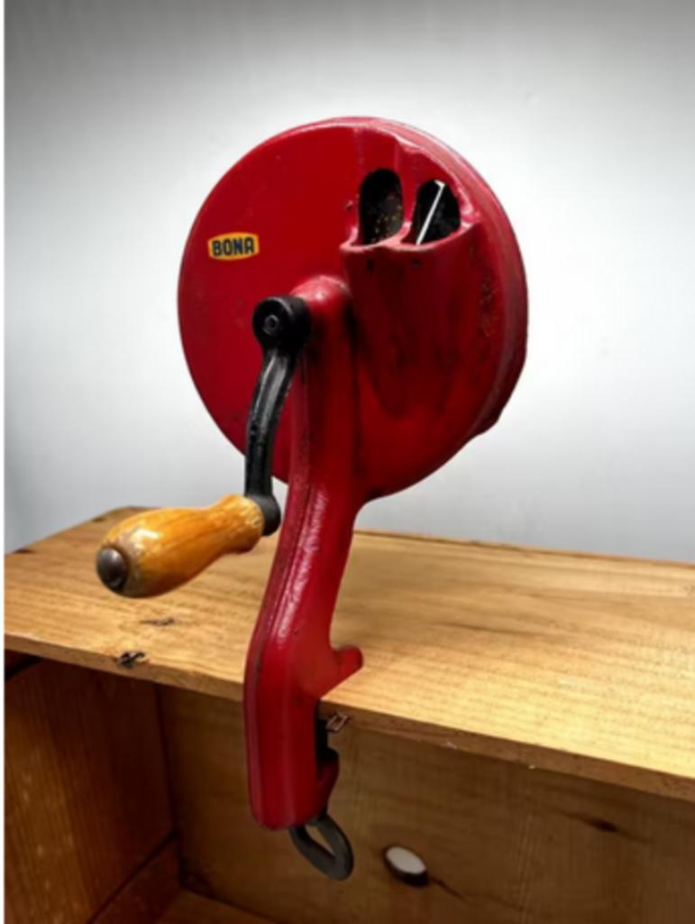 Antique BONA trancheuse de haricots double coupe-fer, Enlèvement ou Envoi