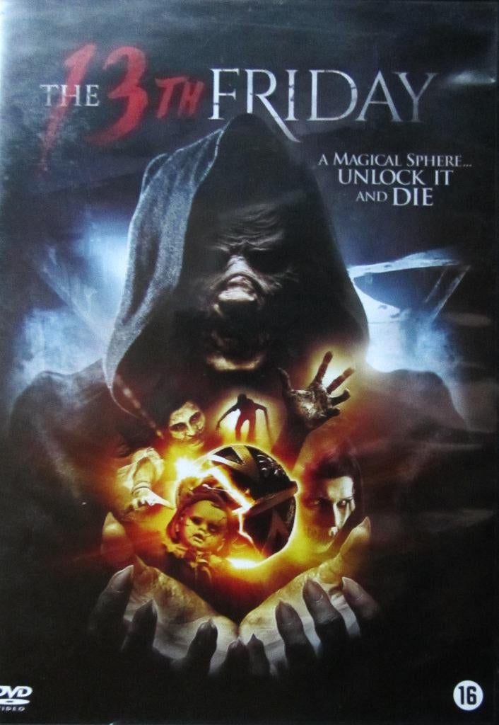 DVD HORROR- THE 13TH FRIDAY, Cd's en Dvd's, Dvd's | Horror, Alle leeftijden, Ophalen of Verzenden, Zo goed als nieuw, Overige genres