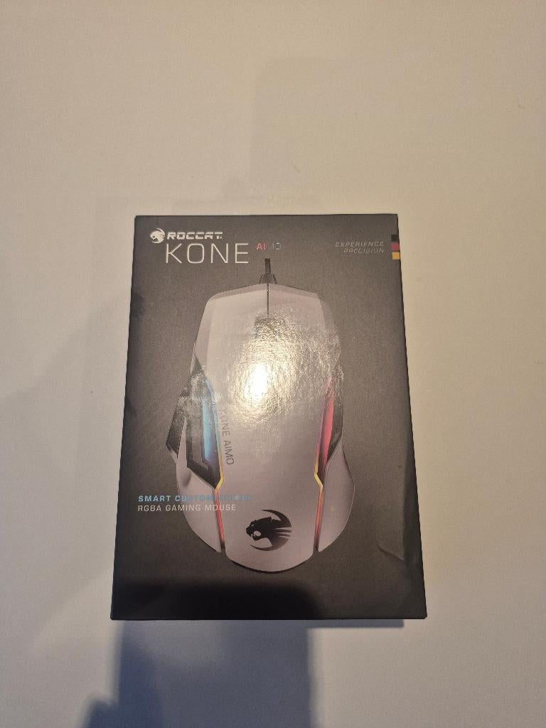 TK Roccat Kone Aimo White, Neuf, Souris, Enlèvement ou Envoi, Souris de gaming