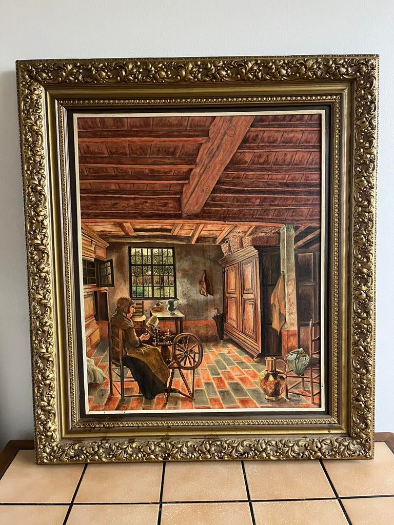 Oude schilderij, Ophalen