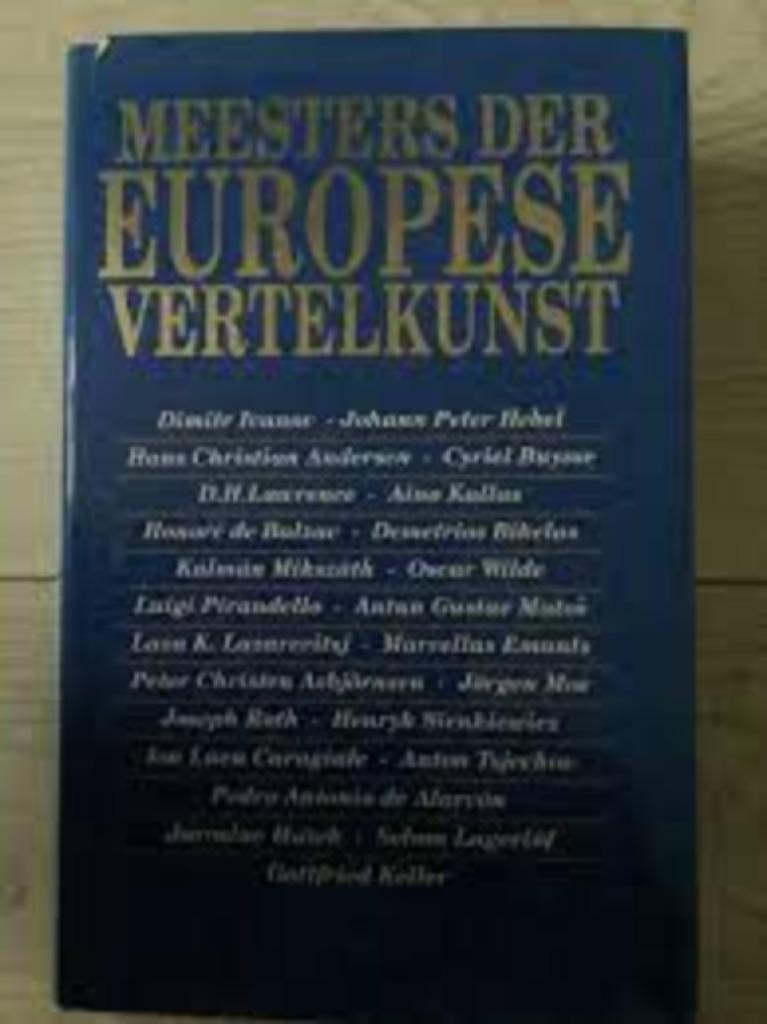 Meesters der Europese vertelkunst 9051122195, Ophalen of Verzenden, Zo goed als nieuw, Europa overig