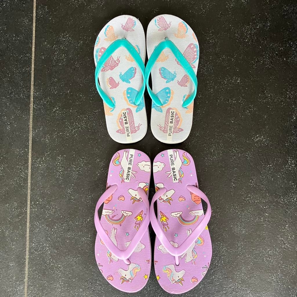 Teenslippers - maat 28 - Pure Basic, Enlèvement, Utilisé, Autres types, Fille