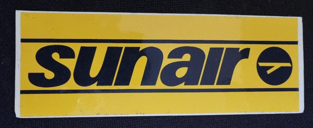 1978 SUNAIR wedstrijdsticker, Verzenden, Zo goed als nieuw