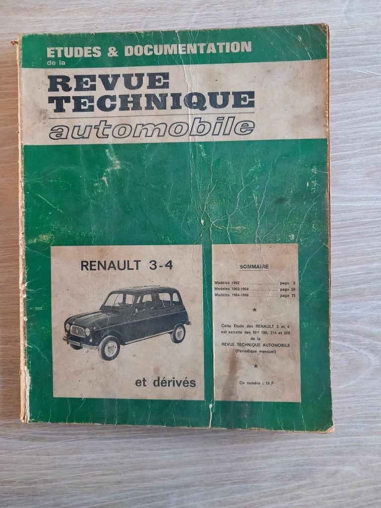 RTA Renault  4, Ophalen of Verzenden, Renault