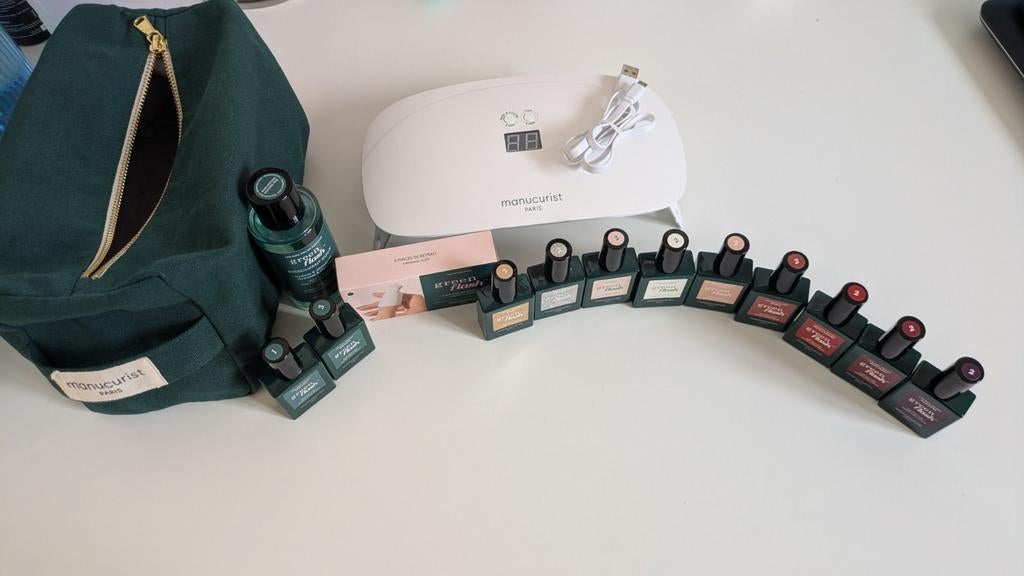 Complete semi-permanente set voor manicure, Overige kleuren, Ophalen of Verzenden, Zo goed als nieuw, Accessoires