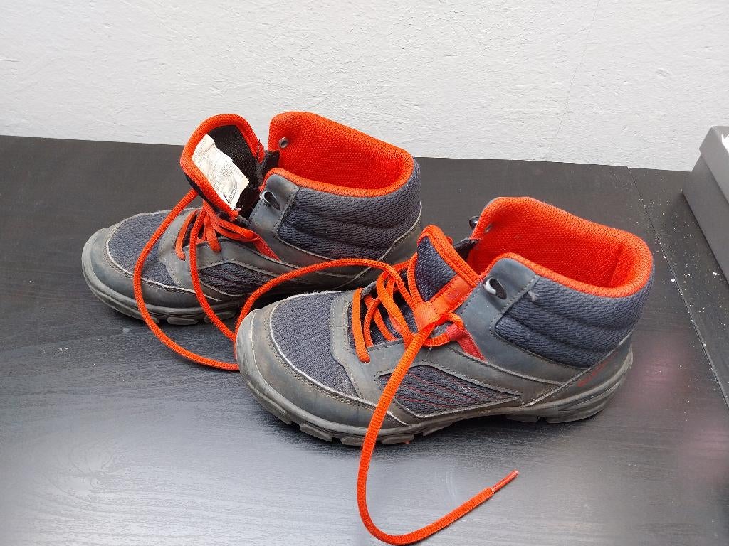 wandelschoenen M37, Decathlon, Grijs, Gedragen, Wandelschoenen