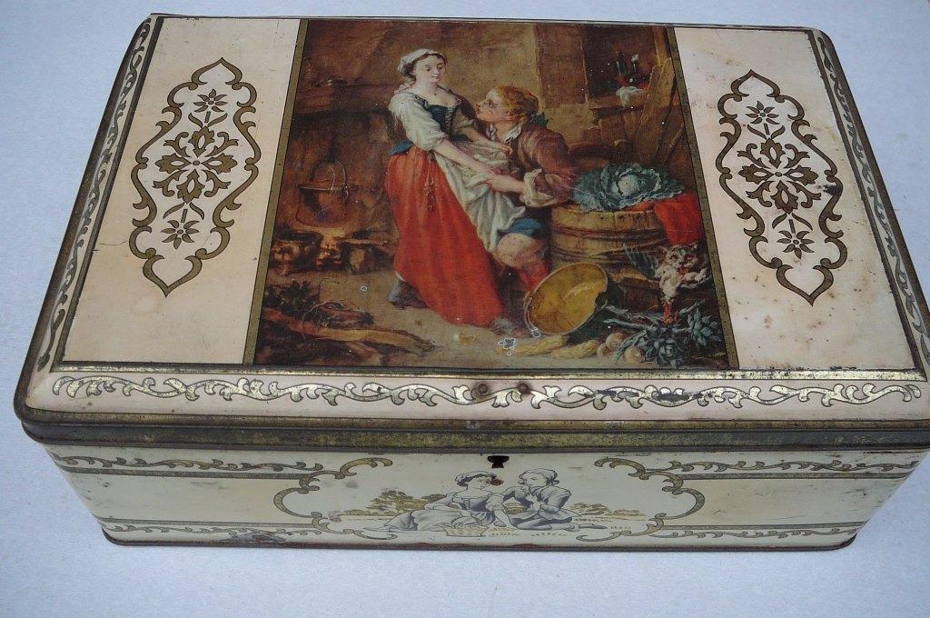 toffees Trefin confiserie L'abeille Lokeren ancienne boîte, Enlèvement ou Envoi, Utilisé, Autre, Autres marques