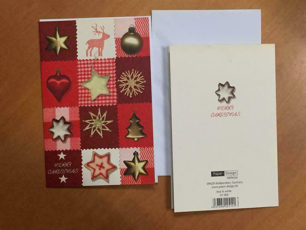 Lot/75 Nieuwe wenskaarten 18 x 12 cm, zie beschrijving, Diversen, Kerst, Ophalen of Verzenden, Nieuw