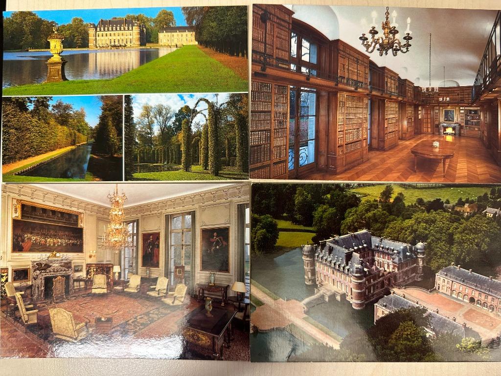 4 cartes postales Château Beloeil non-circulé, Collections, Cartes postales | Belgique, Enlèvement ou Envoi, 1980 à nos jours