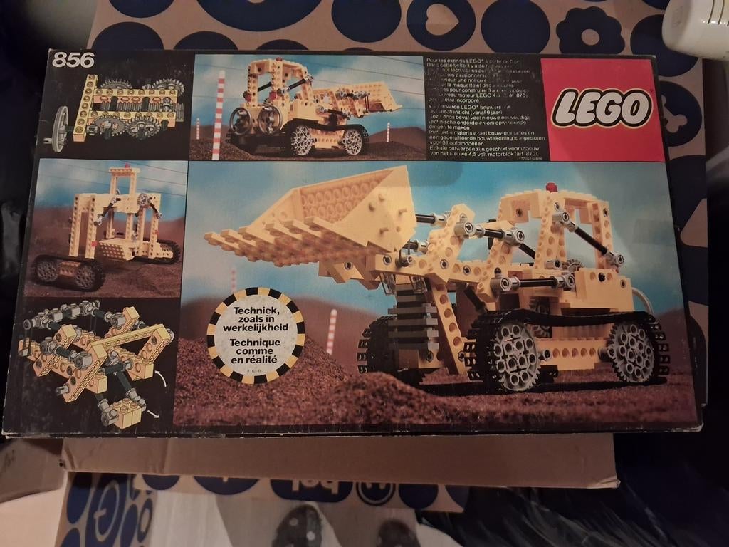 Retro technic  lego 856 Bulldozer, Kinderen en Baby's, Speelgoed | Duplo en Lego, Ophalen of Verzenden, Gebruikt, Lego
