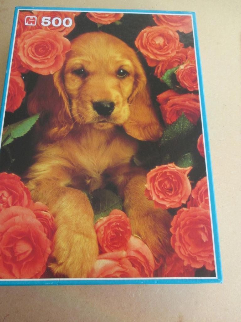 puzzel jumbo hond 500, Enlèvement ou Envoi, 500 à 1500 pièces, Comme neuf, Puzzle