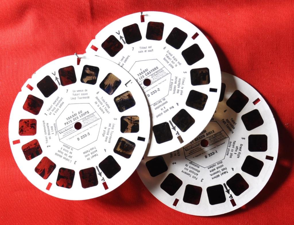 3 disques view- master 3d yakari   (9), Verzamelen, Foto's en Prenten, Gebruikt, Foto, Kind, Ophalen of Verzenden
