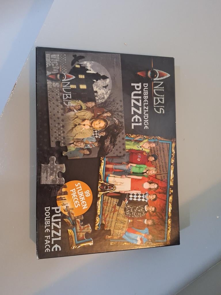 Dubbelzijdige puzzel huis Anubis, Ophalen of Verzenden, Zo goed als nieuw