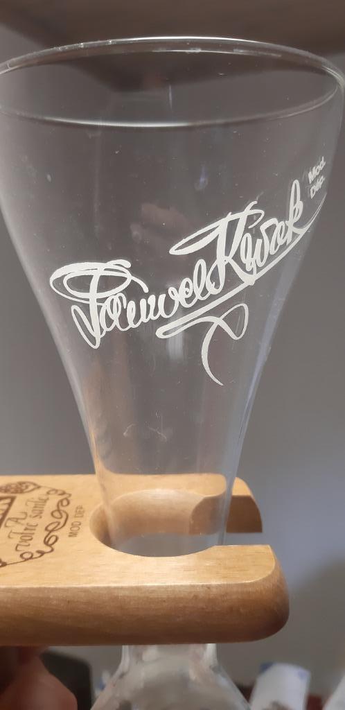Verre Kwak avec poignée de support en bois (original) 1pc, Enlèvement ou Envoi, Neuf, Verre à bière