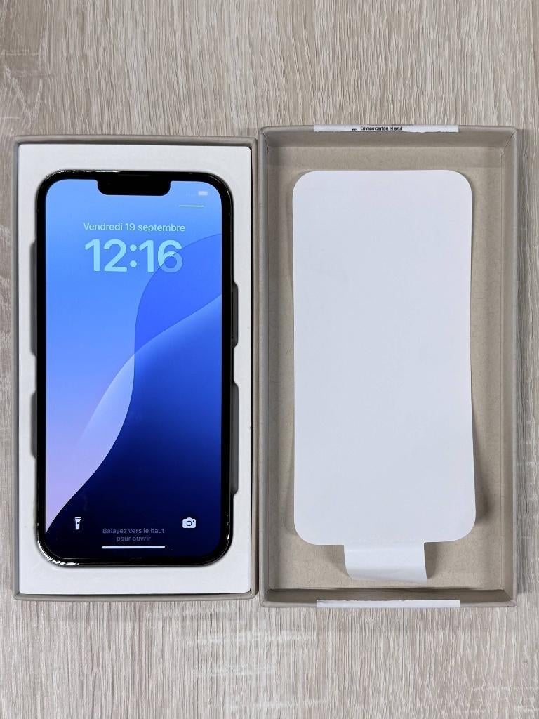 New iPhone 13 Pro 256GB, (100% battery + warranty), Télécoms, Téléphonie mobile | Apple iPhone, Enlèvement ou Envoi, IPhone 13 Pro