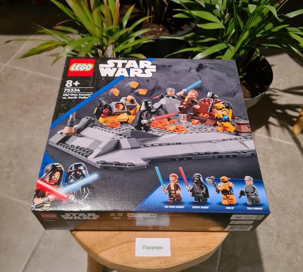 Lego - 75334 - Obi-Wan Kenobi vs. Darth Vader - SEALED, Ophalen of Verzenden, Nieuw, Lego