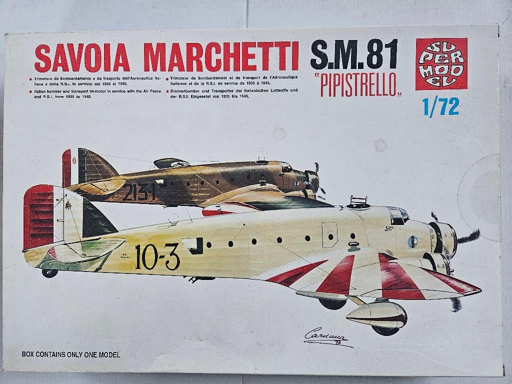 BOUWDOOS SAVOIA MARCHETTI SM81, Verzenden
