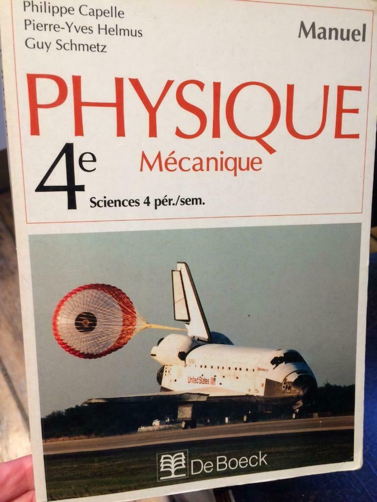 Pédagogie physique 4 e mécanique, Enlèvement, Comme neuf, Secondaire professionnel