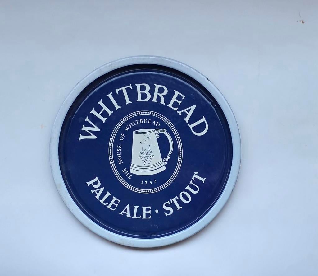 Oude emaille plateau Whitbread (in perfecte staat), Collections, Enlèvement, Neuf