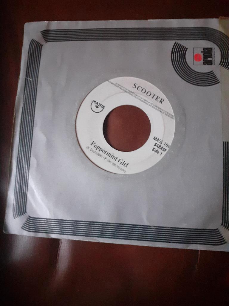 45T Scooter : Peppermint girl (Belpop), Ophalen of Verzenden