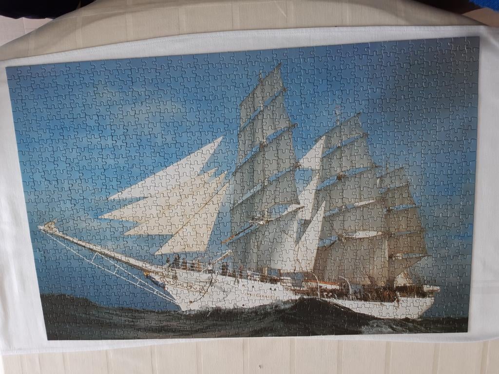 Puzzel 1000 stukjes, Ophalen of Verzenden, 500 t/m 1500 stukjes, Gebruikt, Legpuzzel