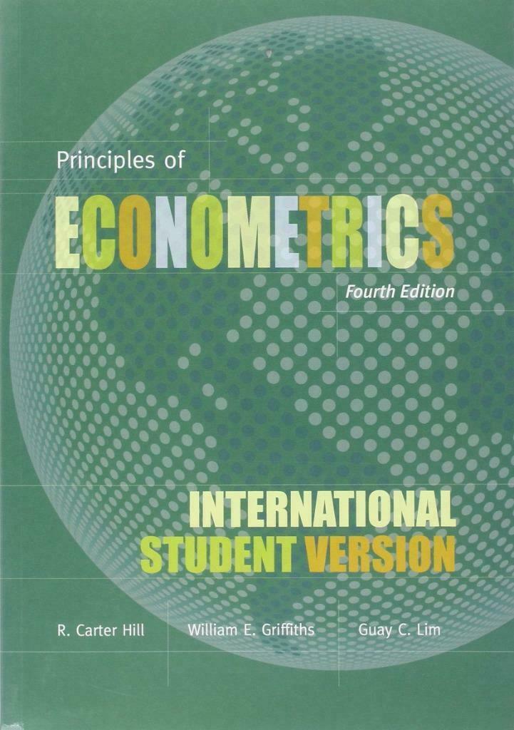Principles of Econometrics, Boeken, Ophalen of Verzenden, Nieuw