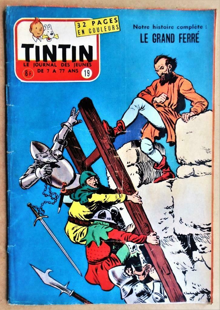 Tintin, Le Journal des Jeunes de 7 à 77 ans - 1957 - n°19, Enlèvement ou Envoi, Utilisé, Autres types