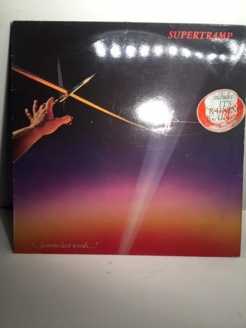 LP - Supertramp - ...Famous Last Words... ( Vinyl ), Ophalen of Verzenden, Zo goed als nieuw, 12 inch, Poprock