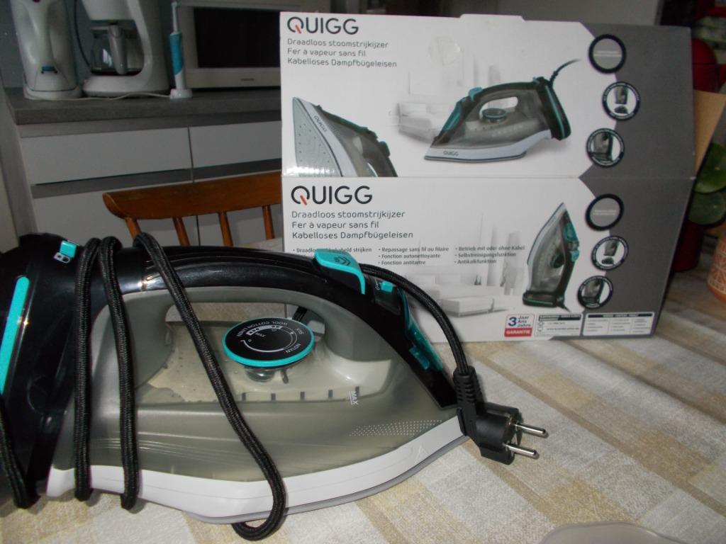 Fer à vapeur sans fil QUIGG 2000-2400 Watt, Electroménager, Enlèvement ou Envoi