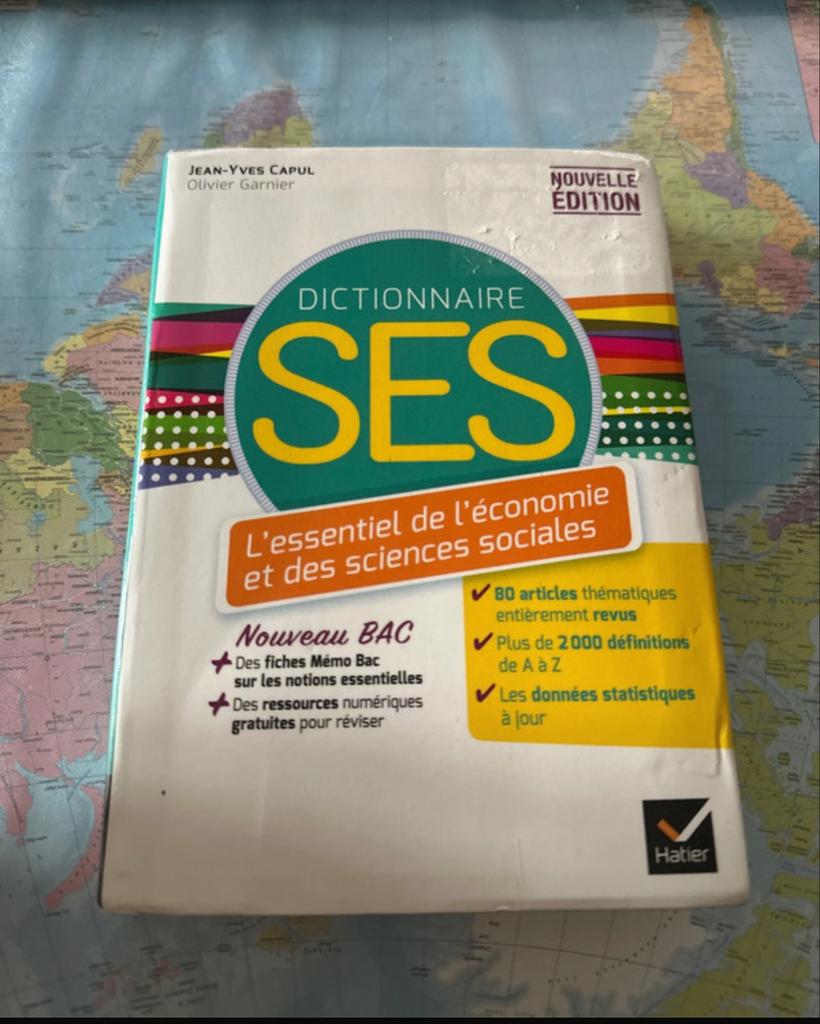 Dictionnaire SES L’essentiel de l’economie, ASO, Verzenden, Economie, Hatier