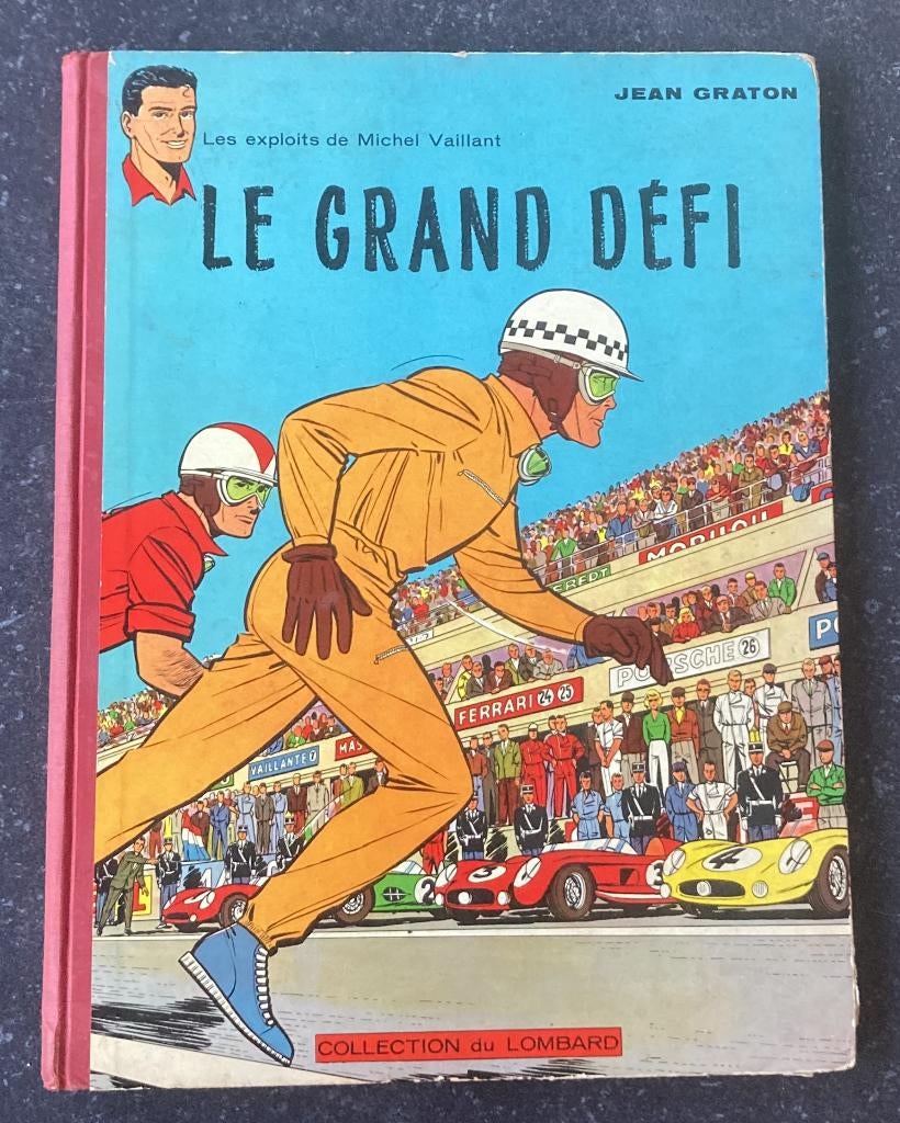 Michel Vaillant - Le grand défi - 2e édition 1959, Jean Graton, Enlèvement ou Envoi, Une BD, Utilisé