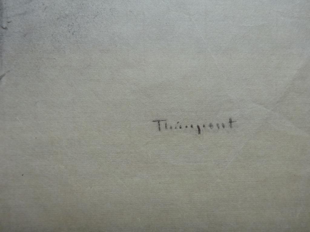 Suzanne Thienpont, pastel op papier, Compo,  54 x 40 cm, Enlèvement ou Envoi