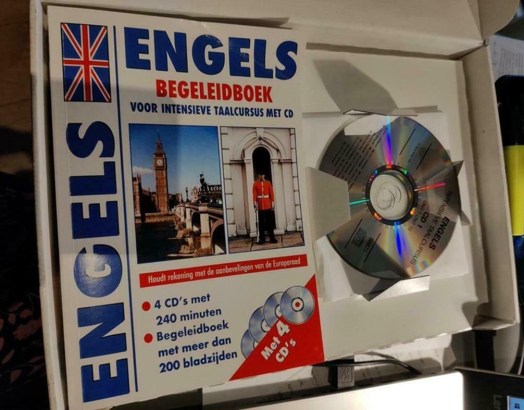 Intensieve taalcursus Engels met 4 audio-cd's + boek, Ophalen of Verzenden, Nieuw, Niet van toepassing, Diverse auteurs