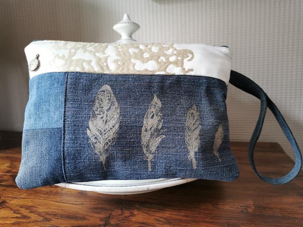 etui voor upcycling, Ophalen of Verzenden, Nieuw, Blauw, Dame