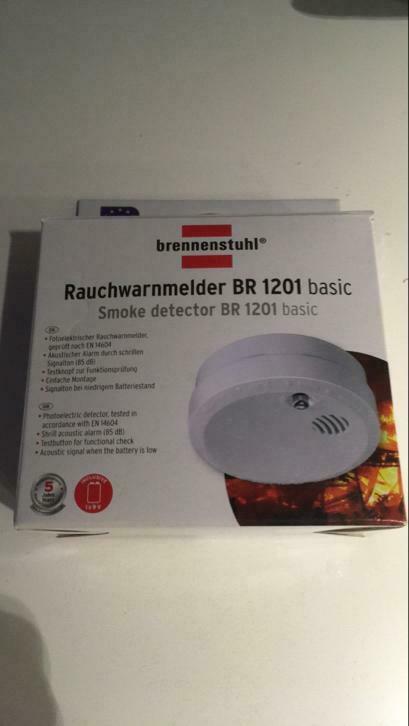 Rookmelder Brennenstuhl, Doe-het-zelf en Bouw, Ophalen of Verzenden, Nieuw, Rook