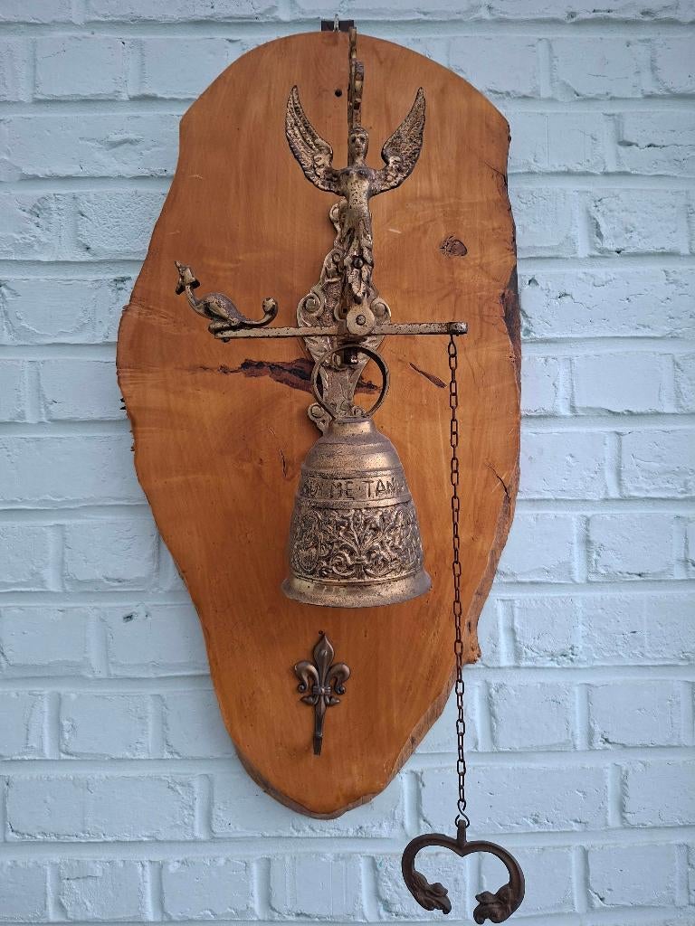 Antieke deurbel, Antiek en Kunst, Ophalen, Koper