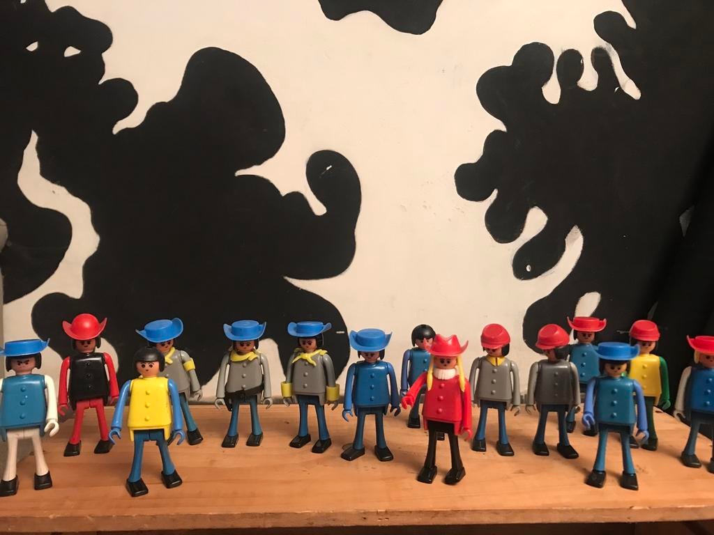 VINTAGE POPPETJES VOORGANGER VAN PLAYMOBIL, Verzamelen, Ophalen of Verzenden, Gebruikt