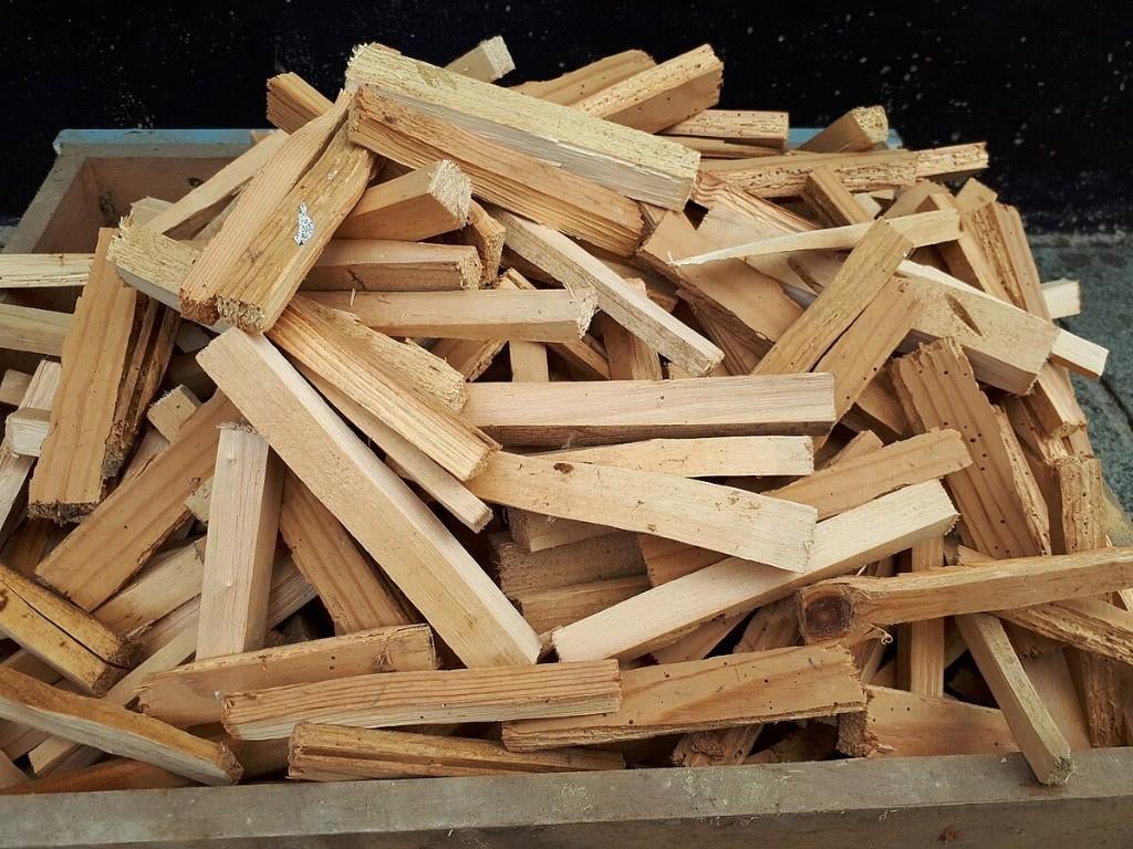 AANMAAKHOUT - KURKDROOG EN ONBEWERKT, Tuin en Terras, Ophalen, Overige houtsoorten, Blokken