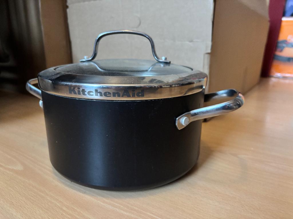 Kookpot merk KitchenAid, Ophalen, Gebruikt, Kookpan of Snelkookpan, Keramische plaat